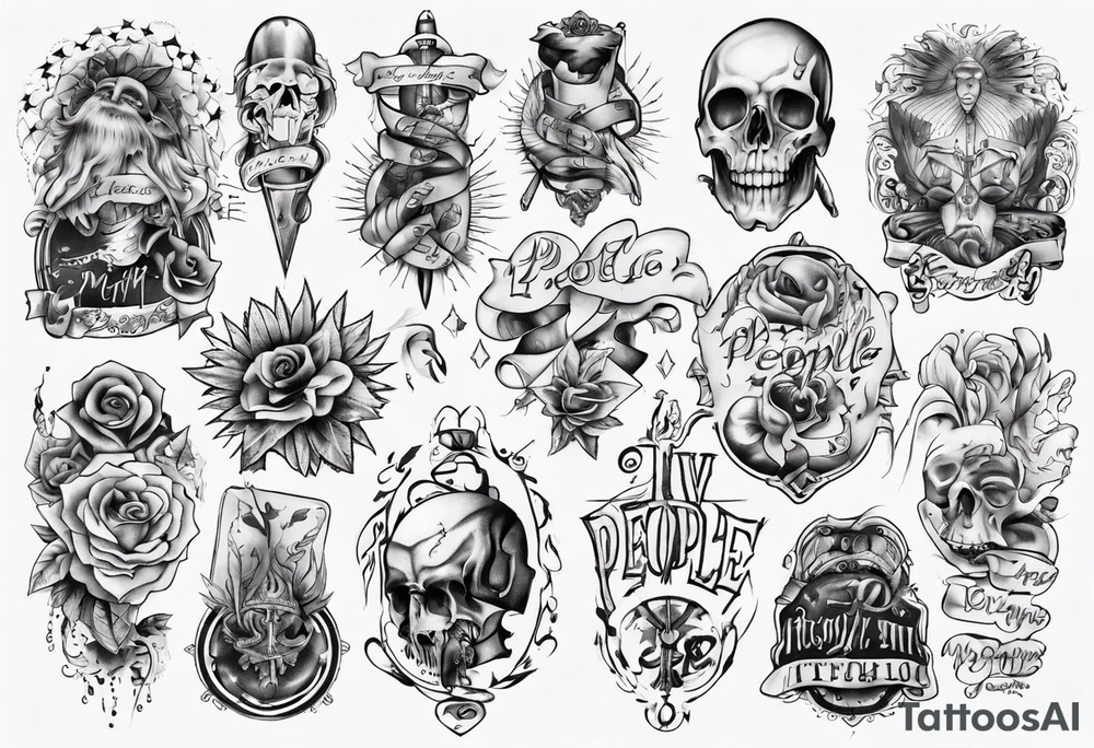 IV MY PEOPLE tattoo idea