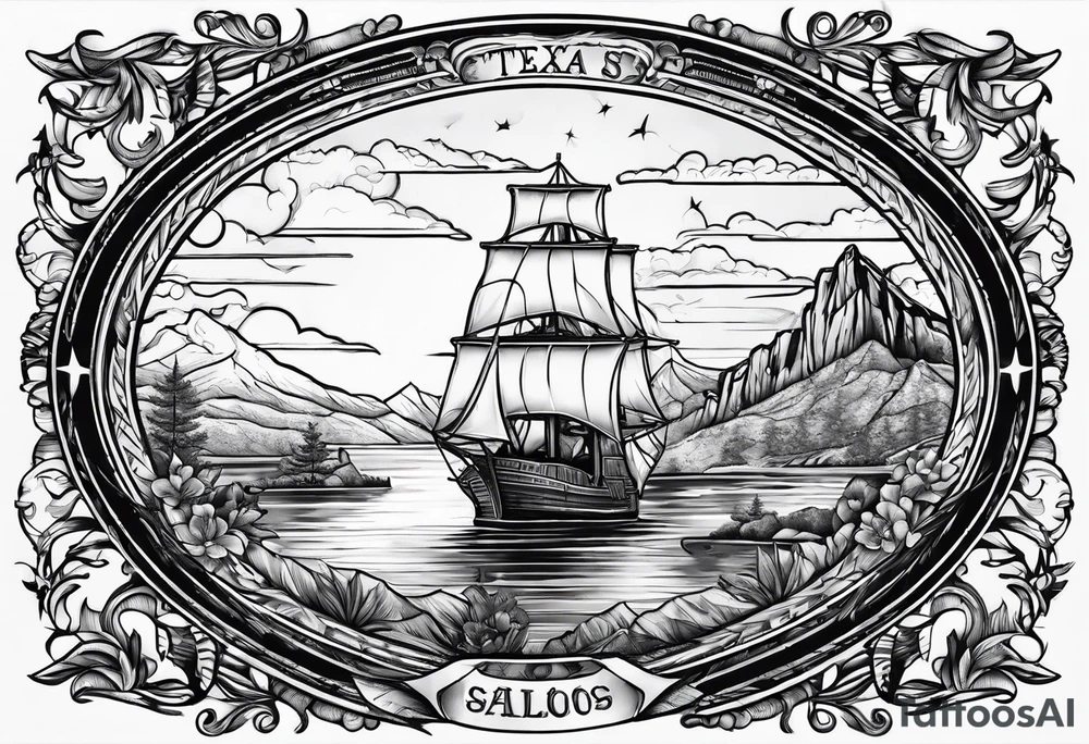 Texas, Colorado, world travel tattoo idea
