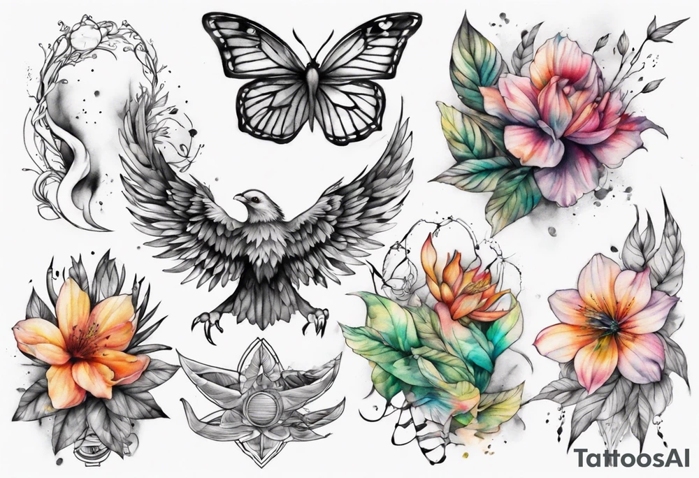 Back tattoo fine line with nature and some
Colors tattoo idea Back tattoo fine line with nature and some
Colors tattoo idea