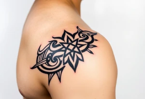 Filipino tribal shoulder tattoo tattoo idea