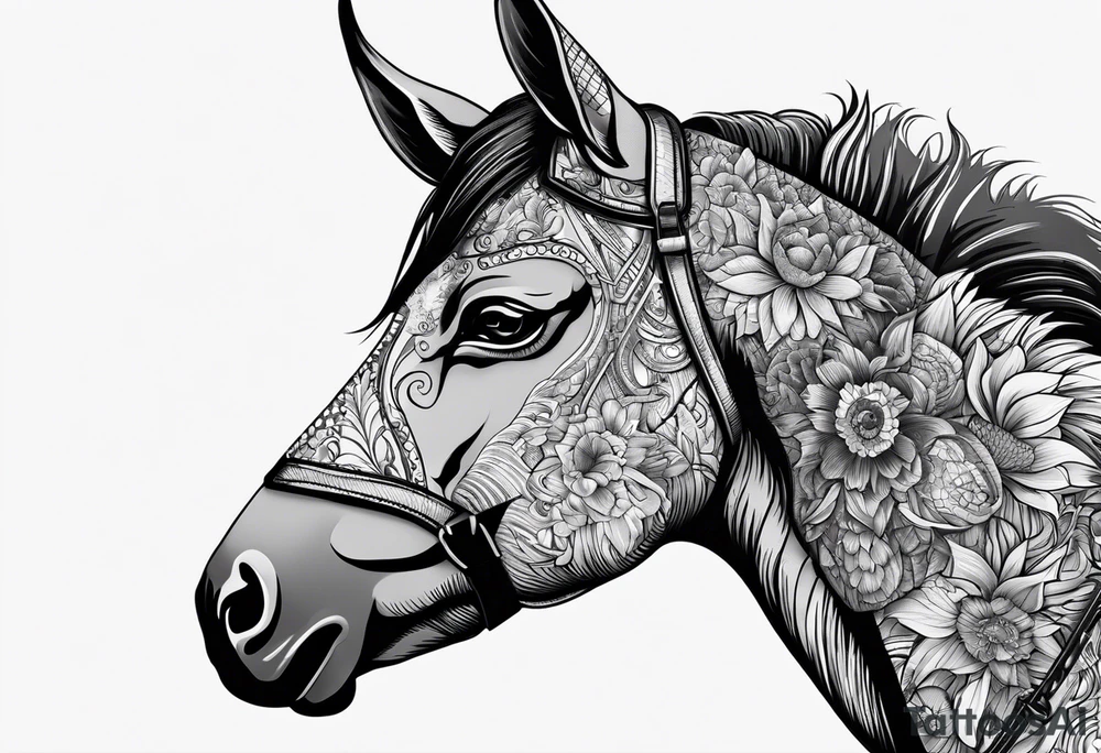 capricorn with sunglasses and a gun tattoo idea