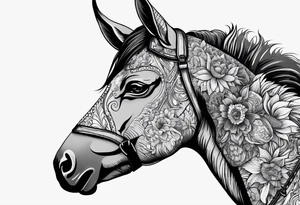 capricorn with sunglasses and a gun tattoo idea