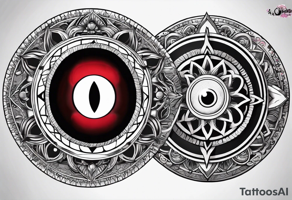 mangekyou sharingan tattoo idea