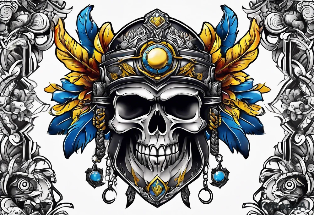 Glory of Ukraine tattoo idea