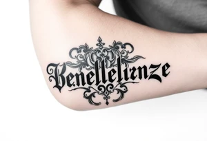 Combine the names rosela dashi and thellenze for a tattoo tattoo idea