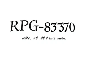 RPG-8370 with at state of Texas instead of hyphen tattoo idea