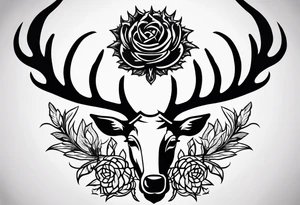 three thistles + Celtic knots + a stag + the phrase "always remember there is nothing worth sharing like the love that let us share our names" tattoo idea