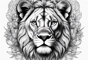 lioness tattoo idea