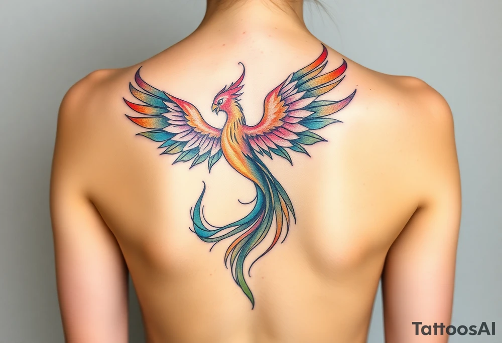 Phoenix tattoo idea