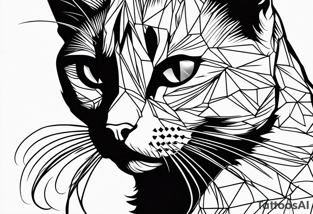 Black Cat tattoo idea