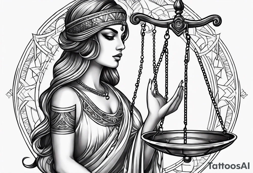 Libra tattoo idea