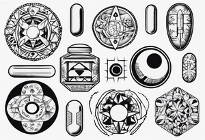 Pills tattoo idea