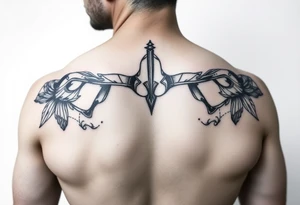 Fully nude lady with big boobs tattoo idea