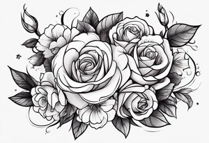 i want a arm tattoo with simple flowers and roses tattoo idea