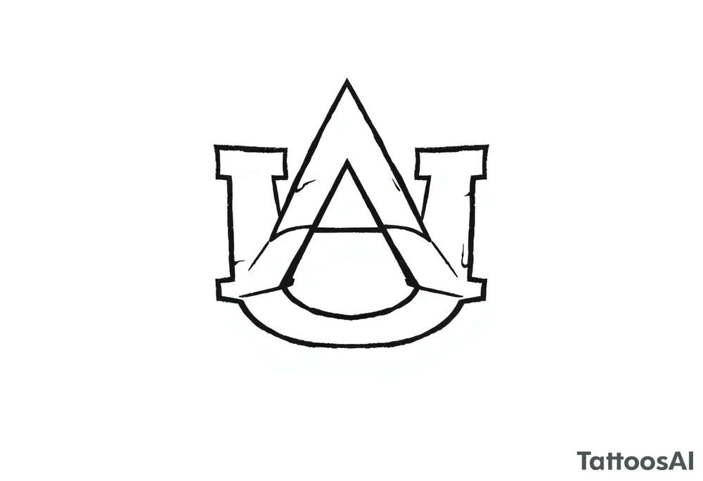 Auburn symbol tattoo idea