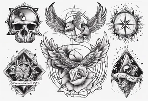 Friendship graph tattoo idea