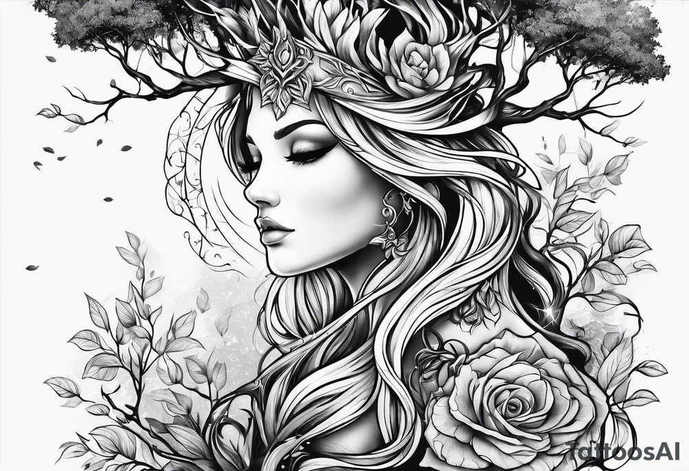 Tree elfs tattoo idea