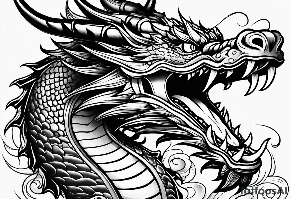 Japonese Dragon tattoo idea