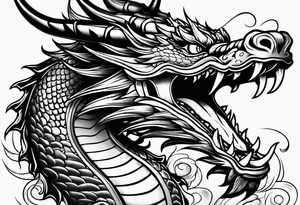 Japonese Dragon tattoo idea