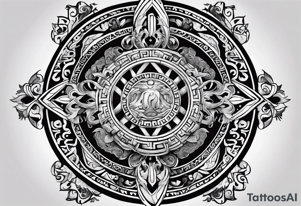 greek symbols tattoo idea