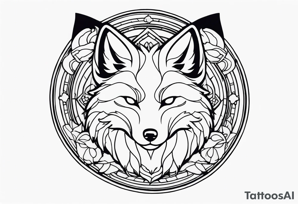 kitsune tattoo idea