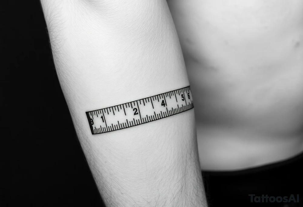 tape measure tattoo idea