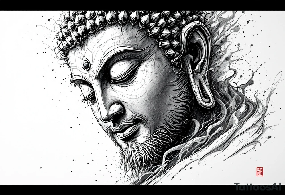 buddha tattoo idea