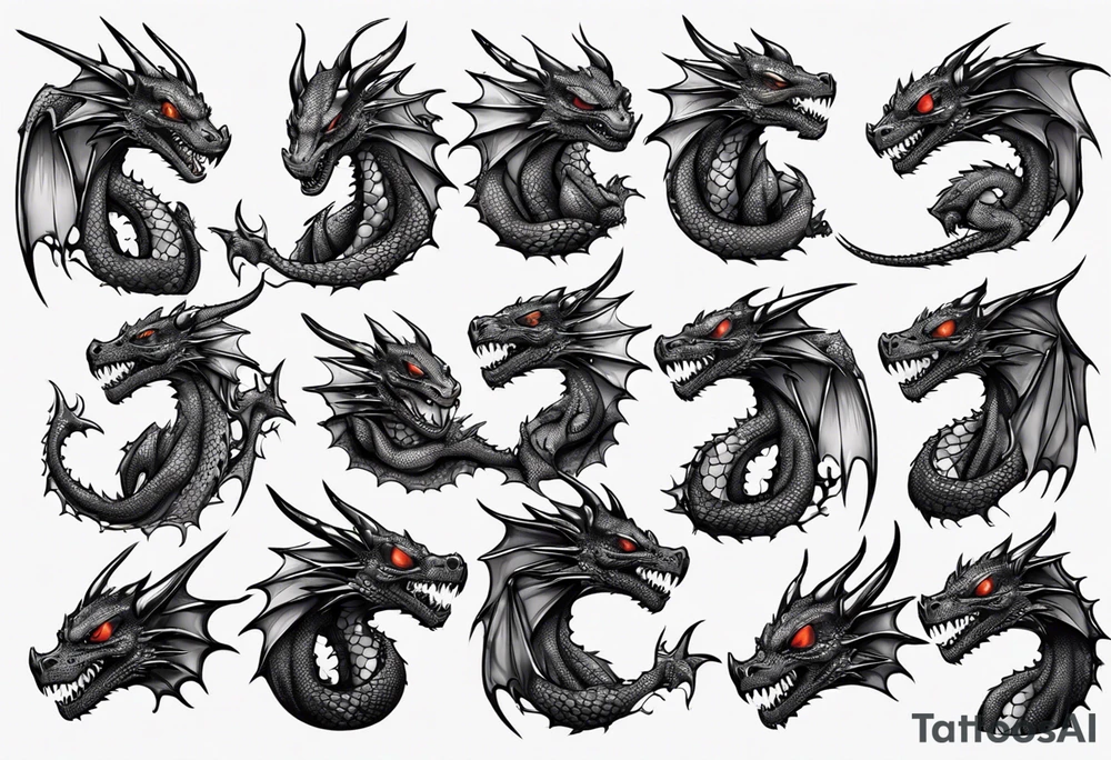 toothless dragon tattoo idea
