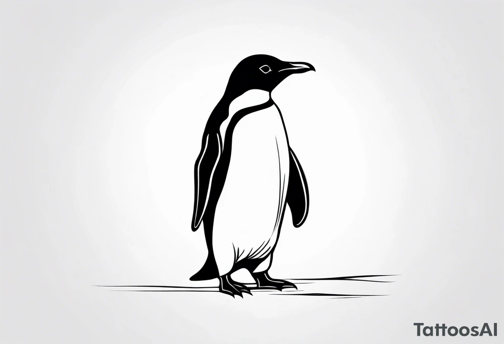 Penguin tattoo idea