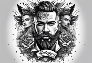 Father son half sleeve tattoo idea