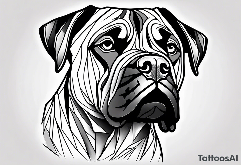 Presa canario tattoo idea