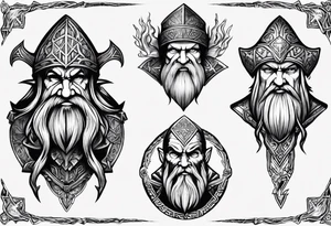 Dwarven tattoo idea