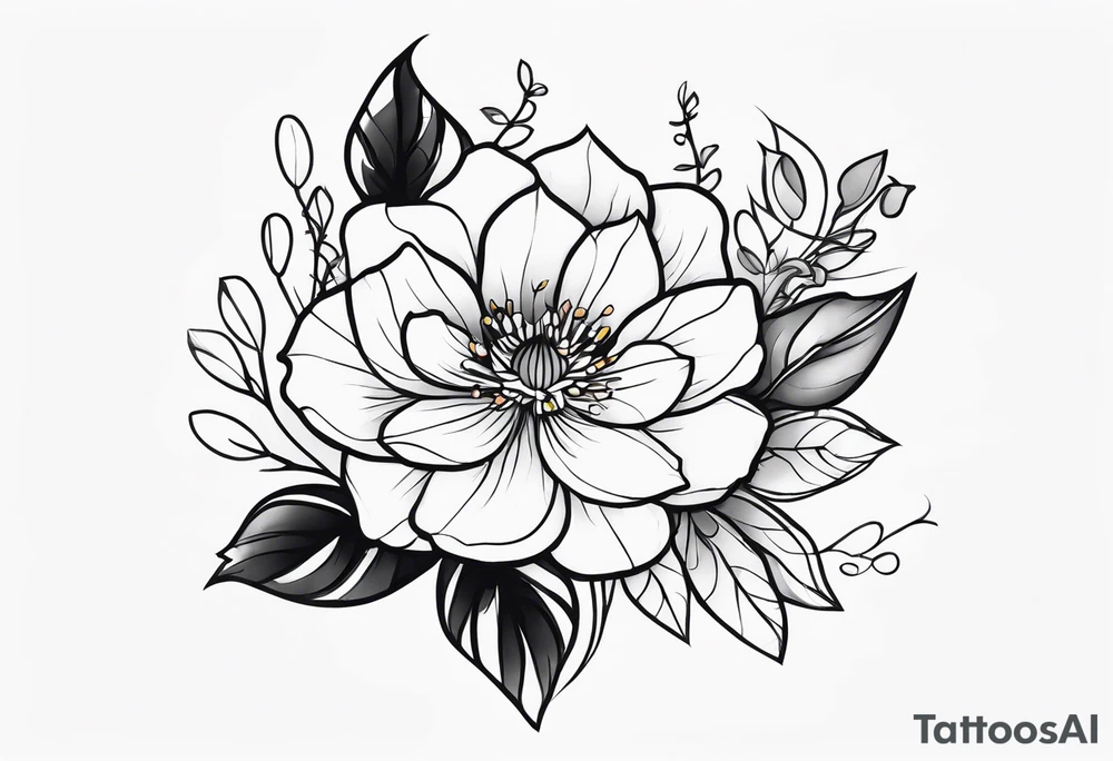 flores tattoo idea