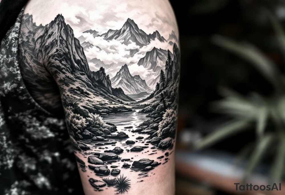 iao valley in Maui tattoo idea