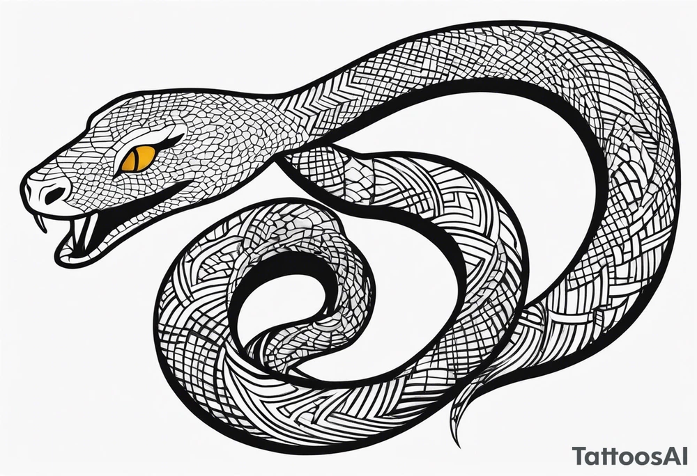 enthropy snake tattoo idea