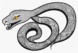 enthropy snake tattoo idea