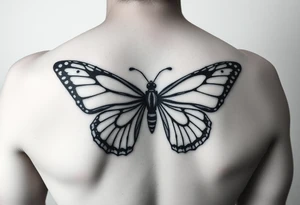 Butterfly autumn memorial 
  gf rip tattoo idea