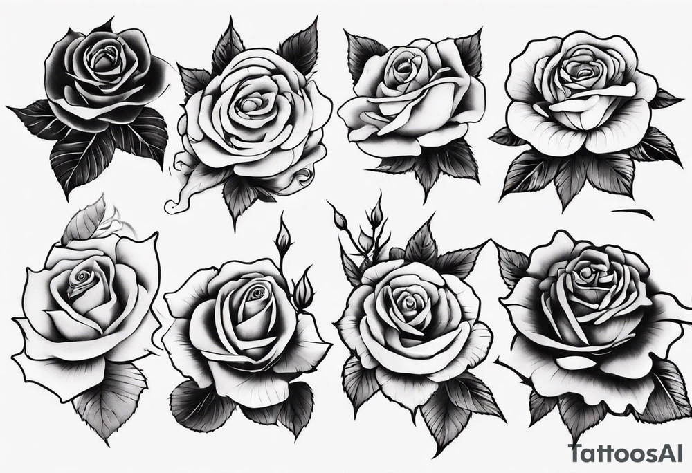 rose tattoo idea
