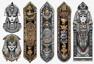 egyptian tattoo tattoo idea