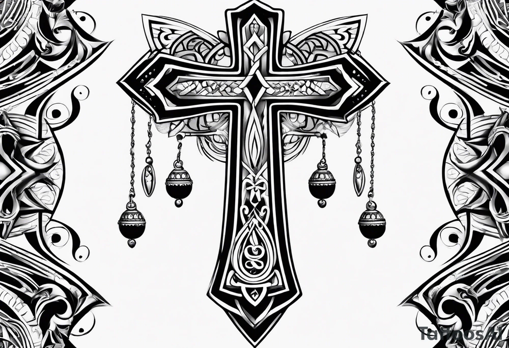 ankh for tribal tattoo idea