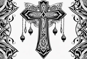 ankh for tribal tattoo idea