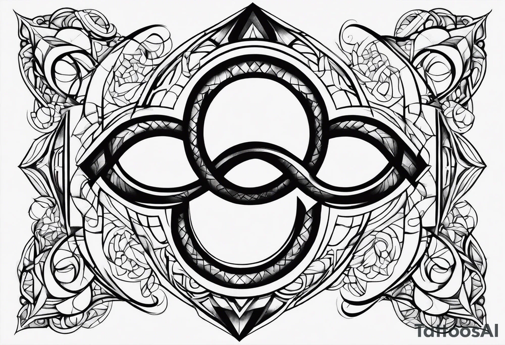 The words Even If and infinity symbol tattoo idea