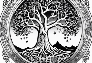 White tree of Gondor, star wars, doctor who tattoo idea