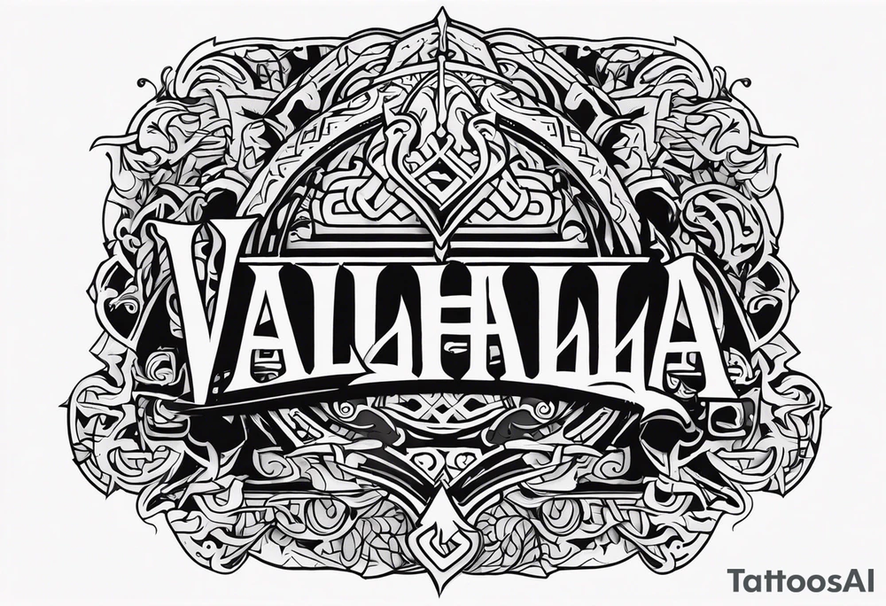 Valhalla tattoo idea