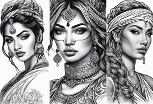 Three moirai tattoo tattoo idea