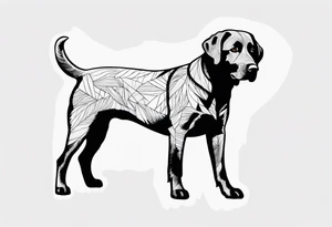 sticks a black lab would grab tattoo idea