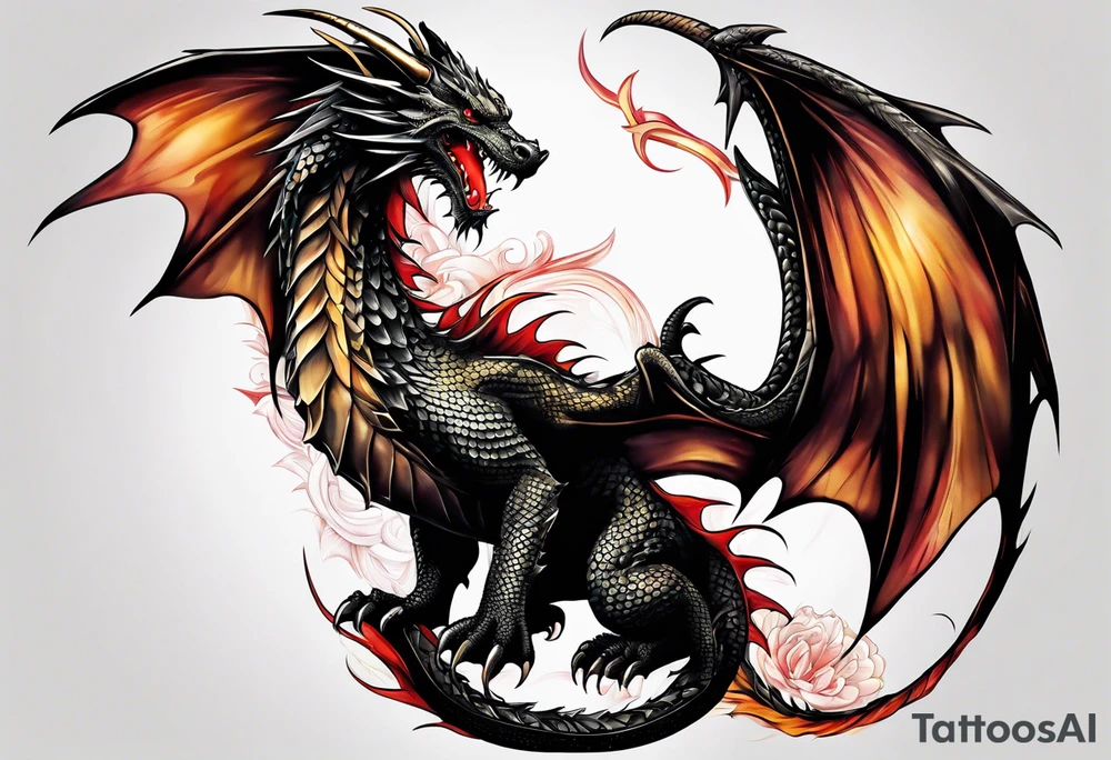 Dragon tattoo idea