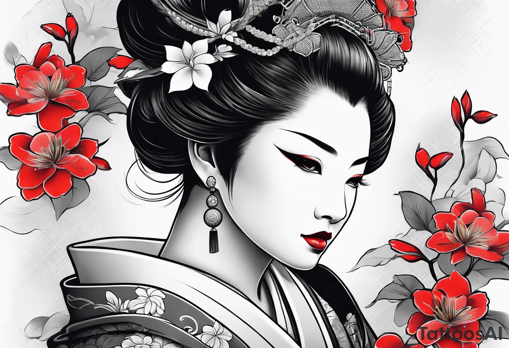 Geisha tattoo idea