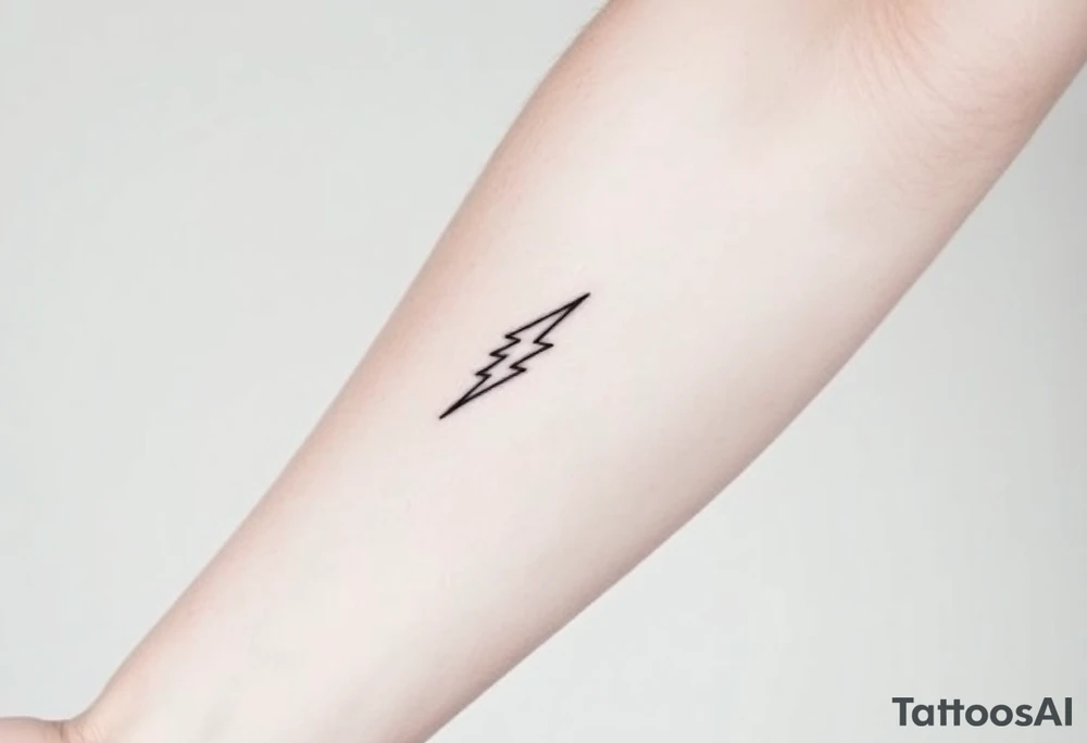 Lightning tattoo idea