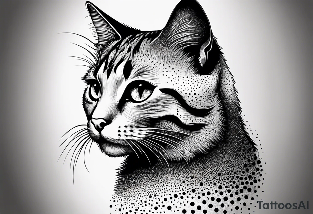 Cutie kitty tattoo idea